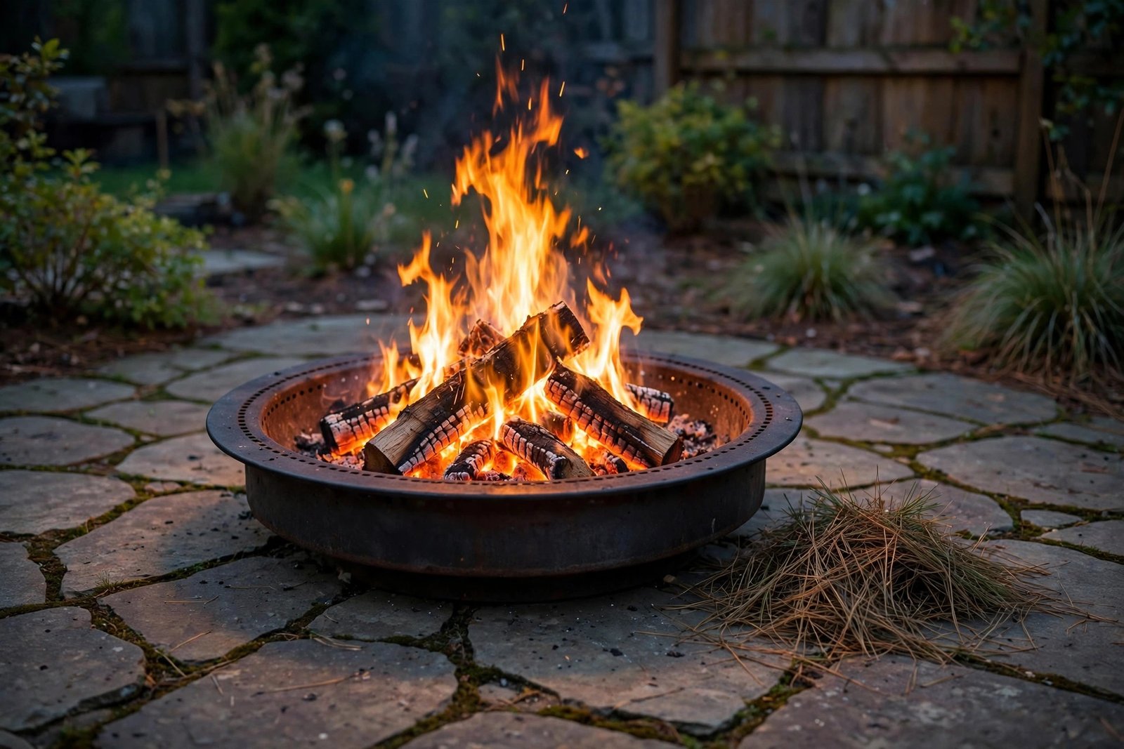 Can You Burn Pine Needles in a Fire Pit?