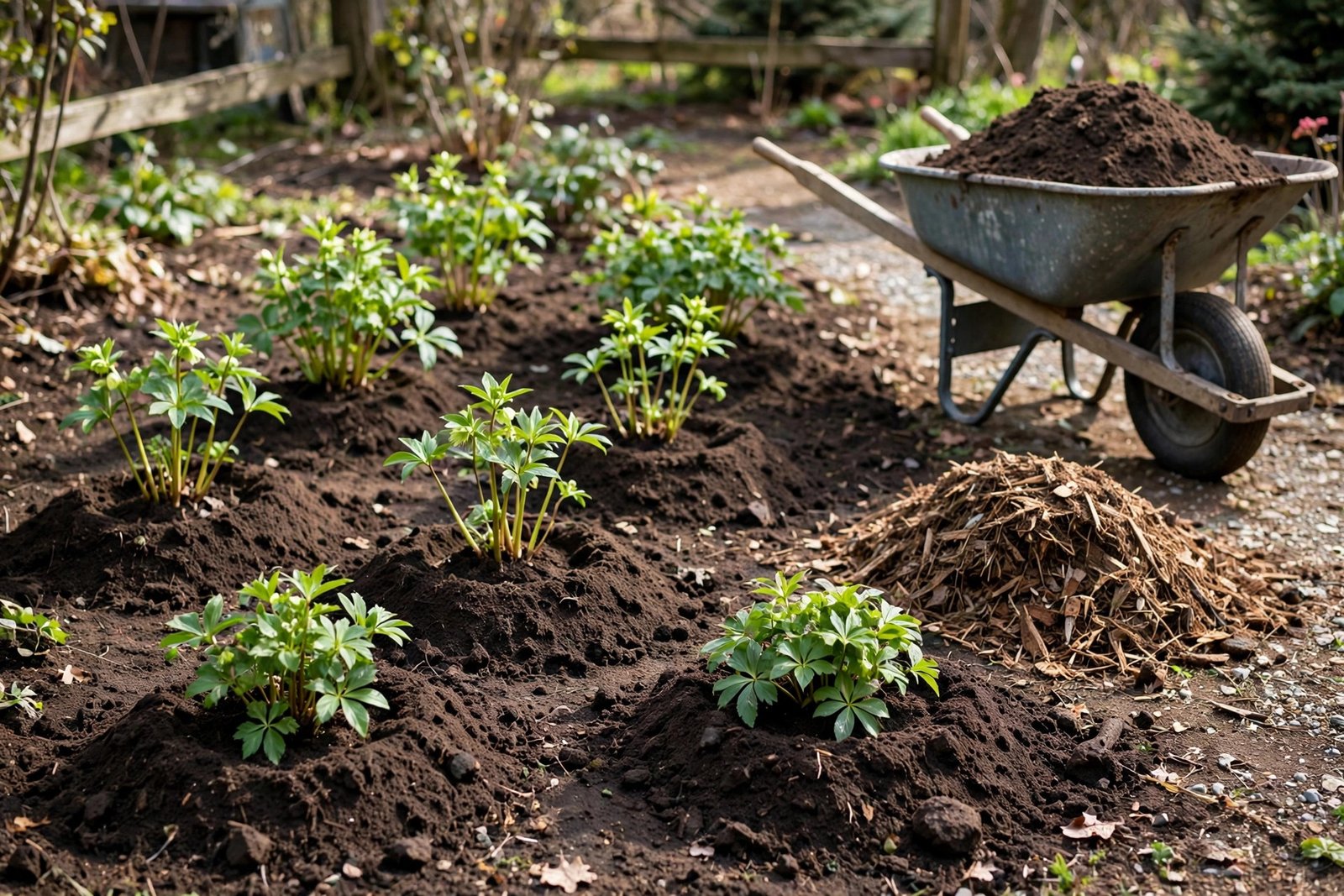 What Soil and Mulch to Use After Dividing Perennials