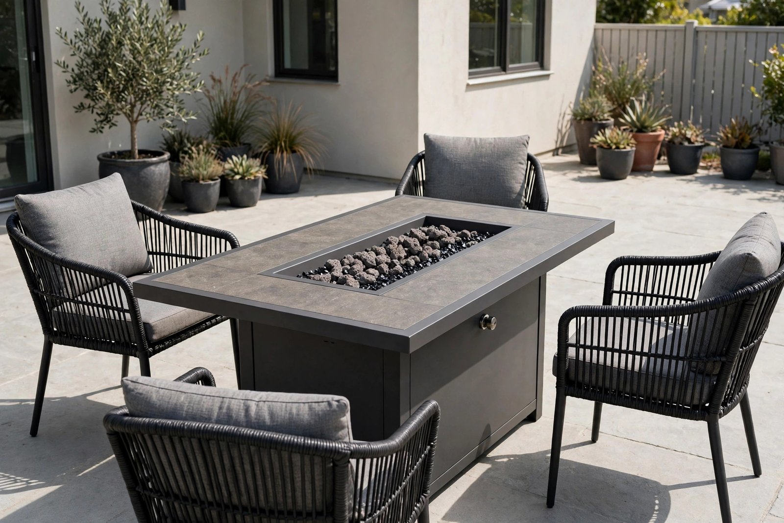 What Size Fire Pit Table Do You Need? BTU, Seating, and Clearance