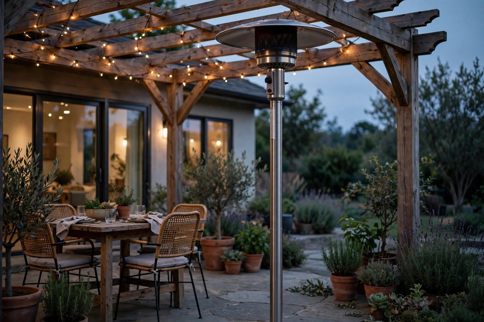 Can You Use a Patio Heater Under a Covered Patio or Pergola?