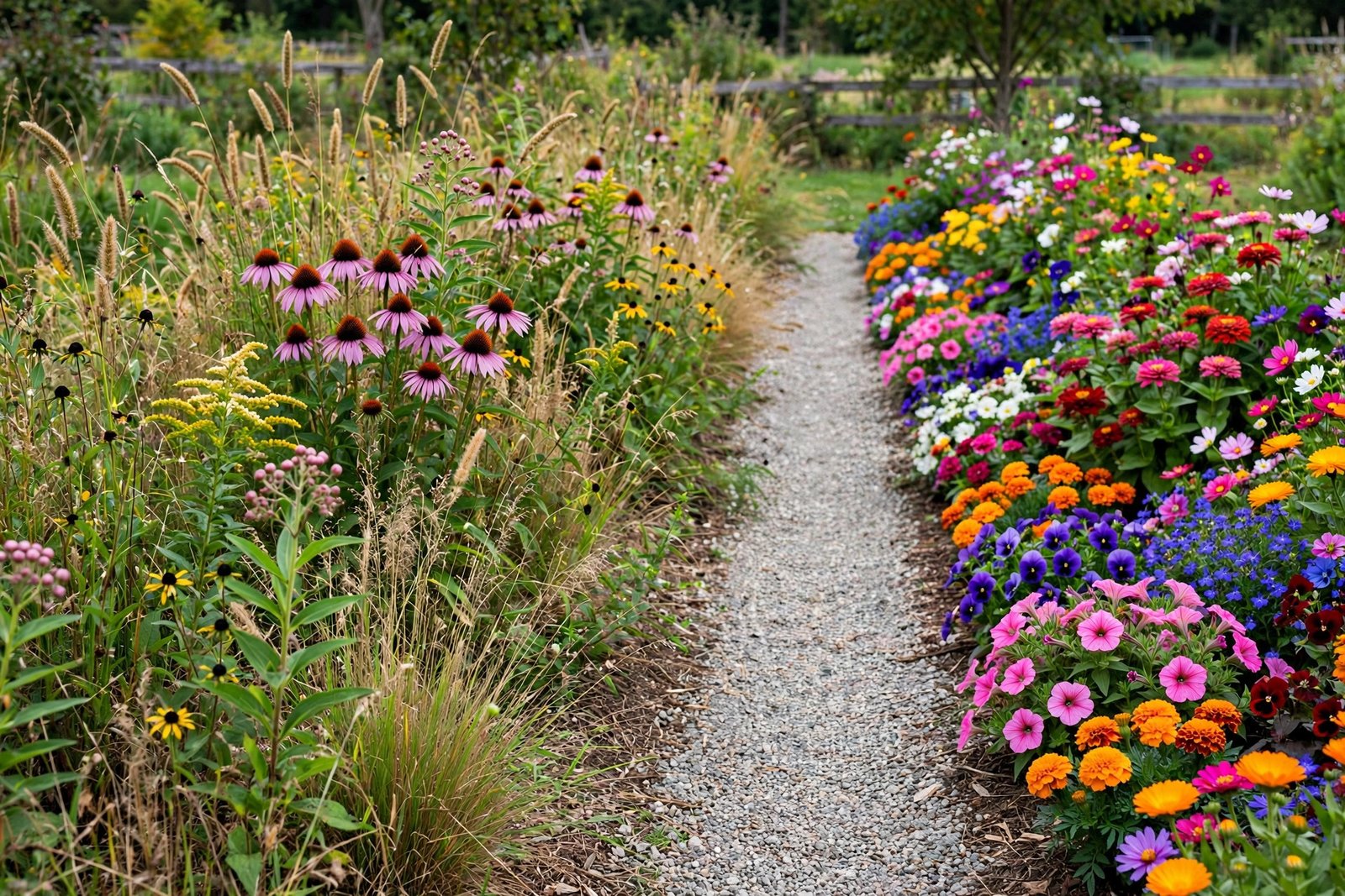 Native vs. Non-Native Garden Flowers