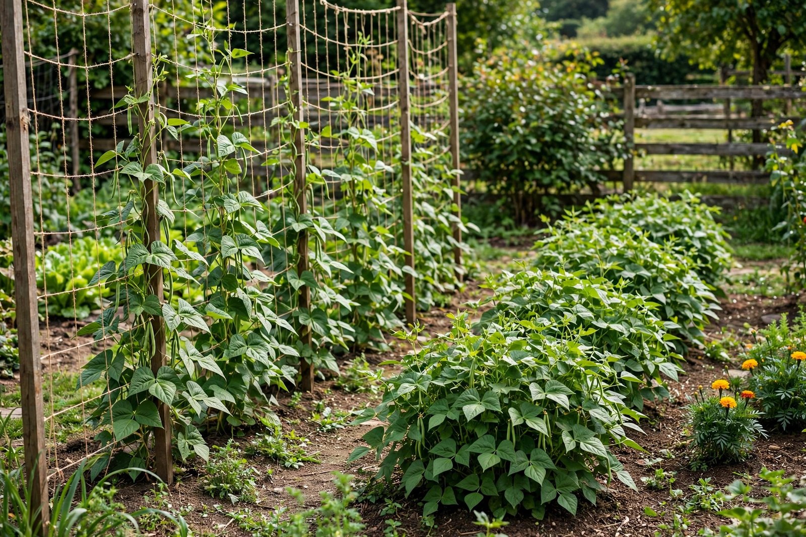 Pole Beans vs. Bush Beans