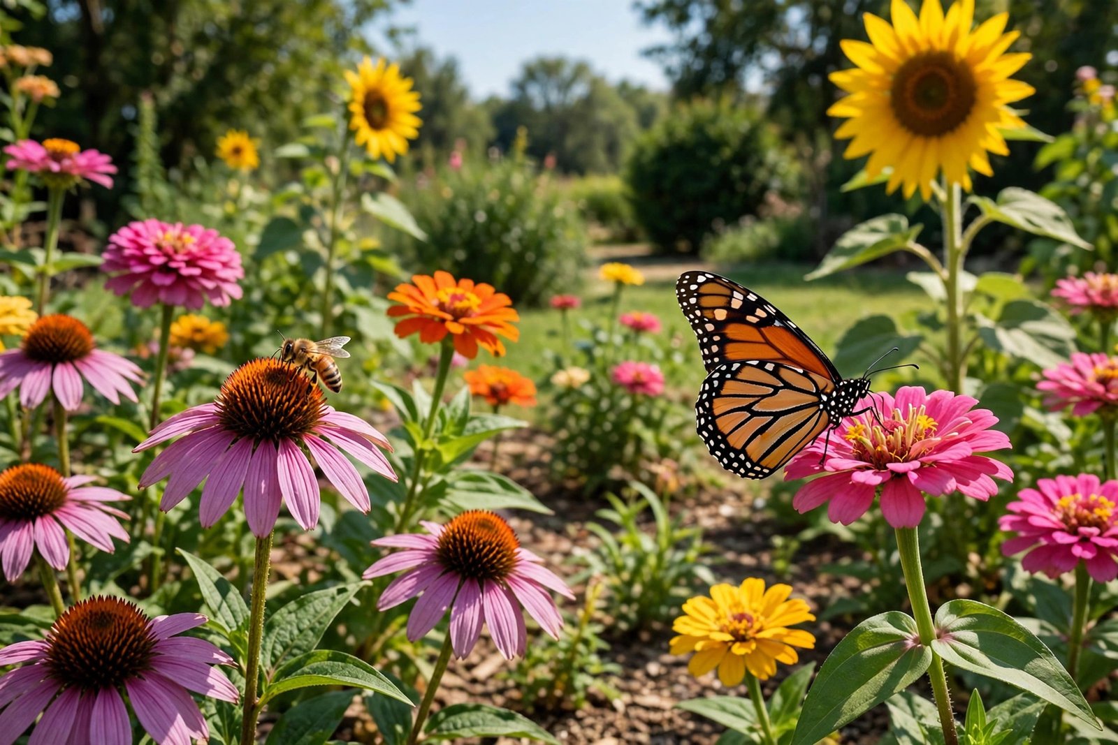 Best Flowers for Bees and Butterflies
