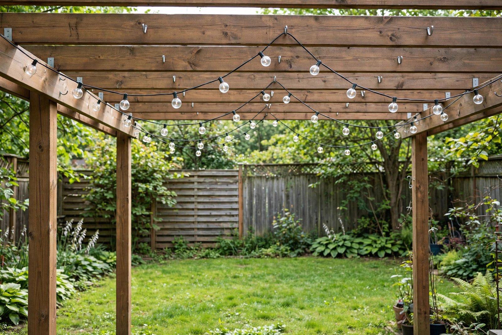 How to Hang Outdoor String Lights Without Damaging Your House
