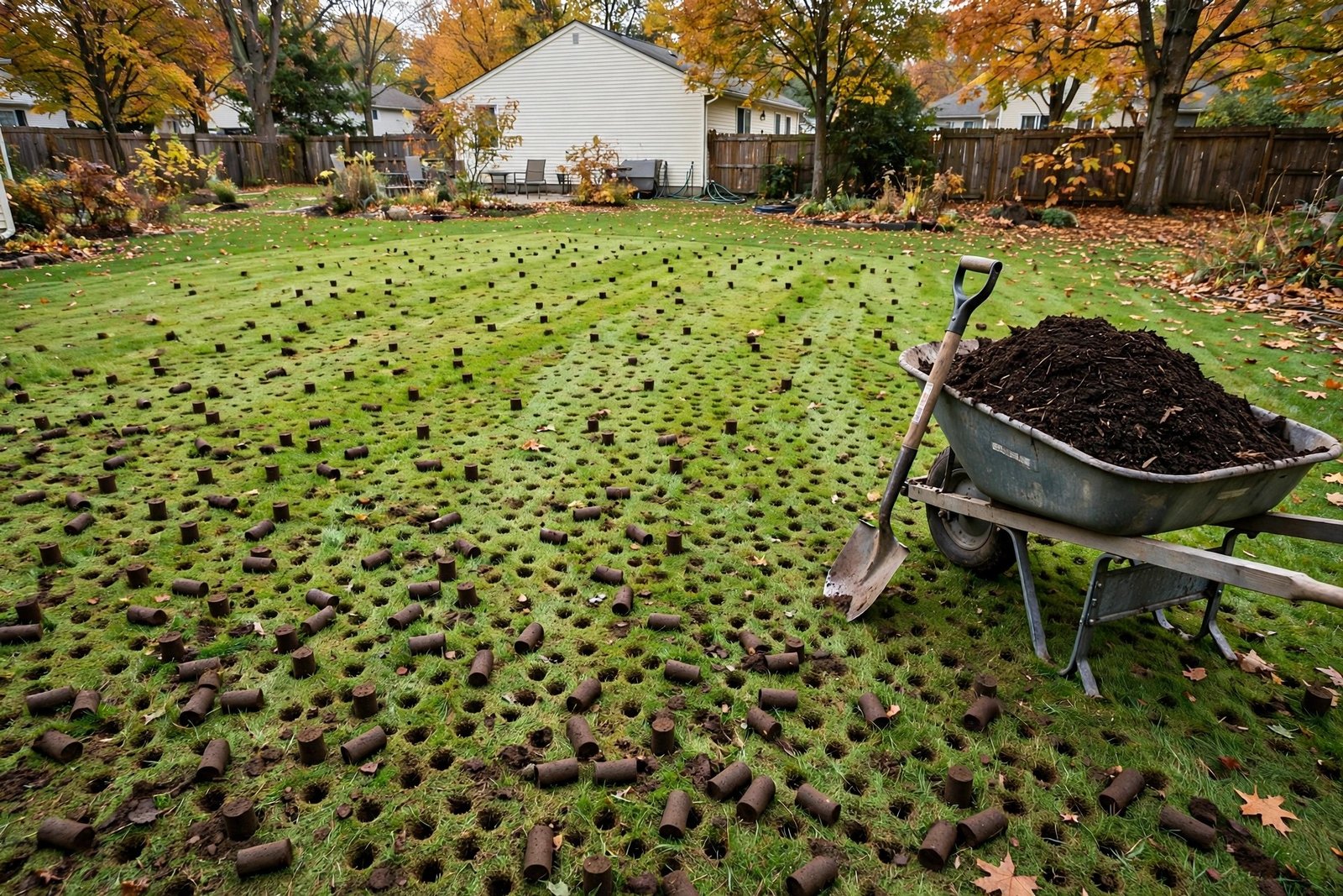 Should You Topdress Your Lawn After Aerating? Materials, Depth, and Timing